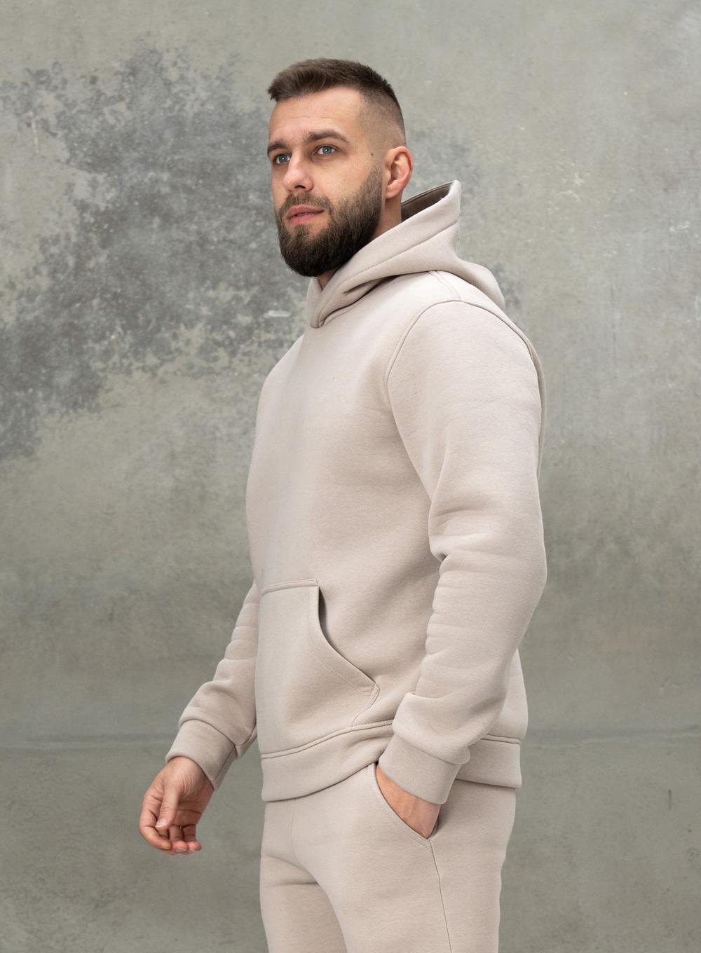Warm hoodie Hood Sand