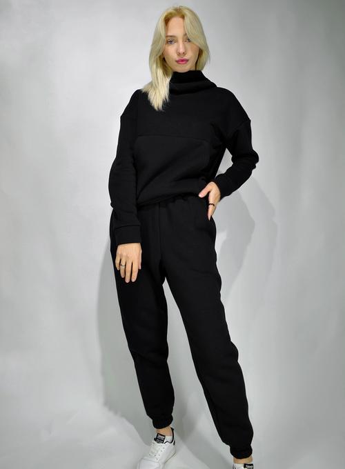 Теплий жіночий костюм WSW001 Black