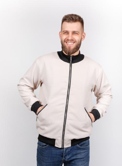 Легкий бомбер Velvet Beige