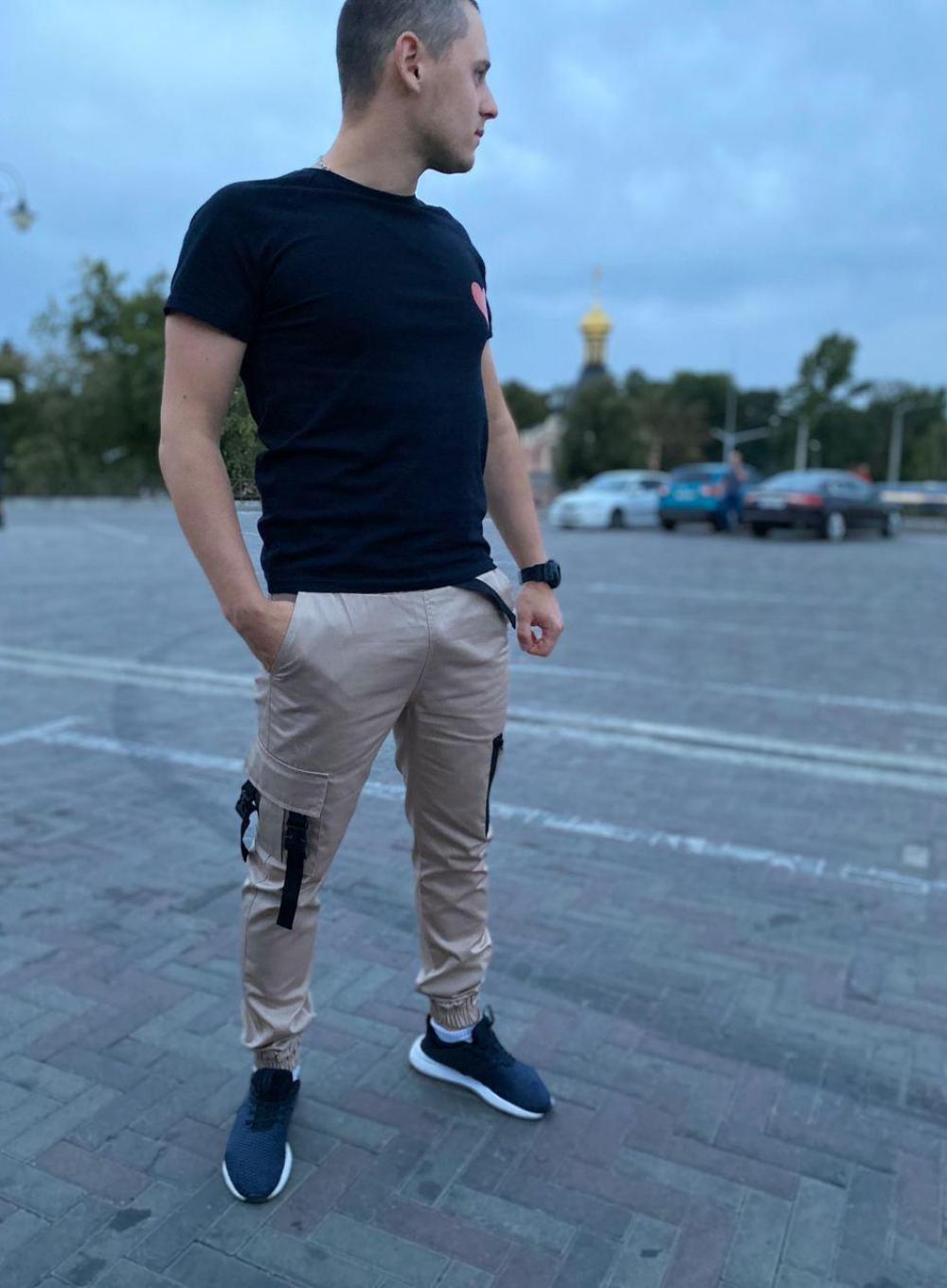 Карго-штани Snap Beige