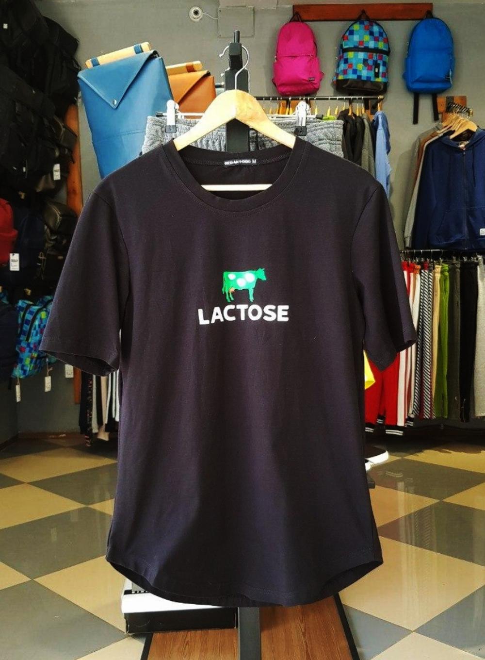  T-shirt Long Lactose Black