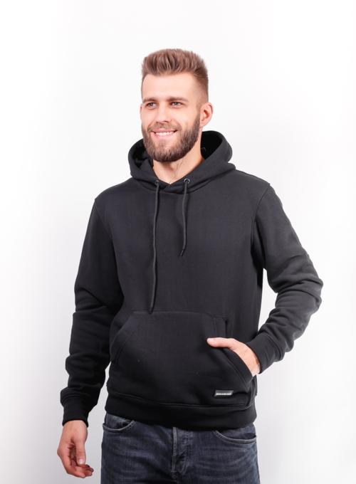 Warm hoodie Head Black