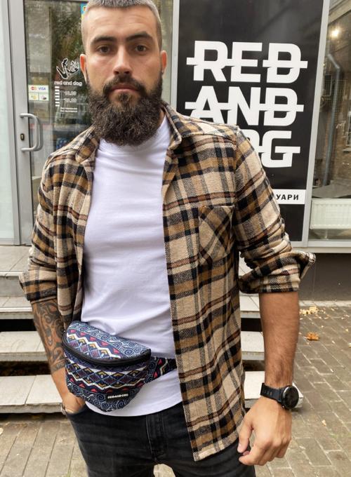 Waist bag Queen Ornament Navy