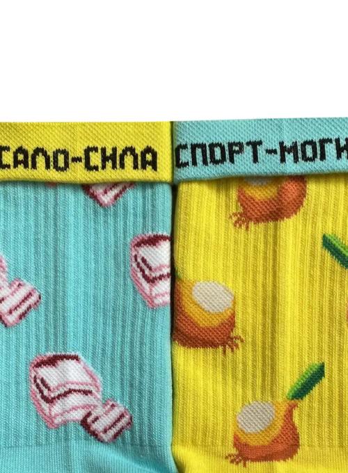 Кольорові шкарпетки Ded Noskar Сало