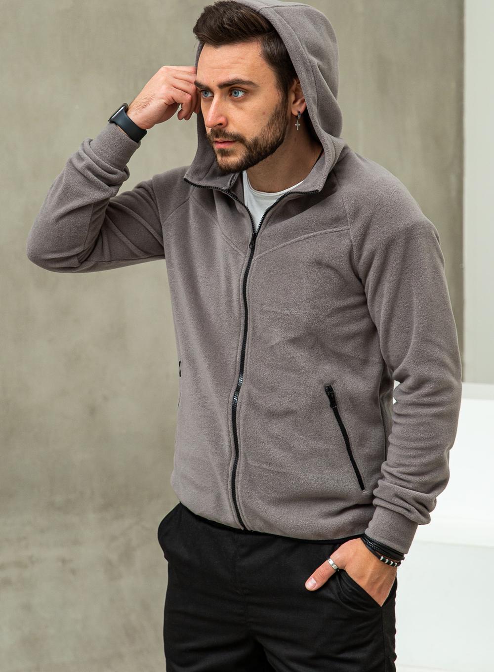 Тепле худі Gazza Fleece Grey