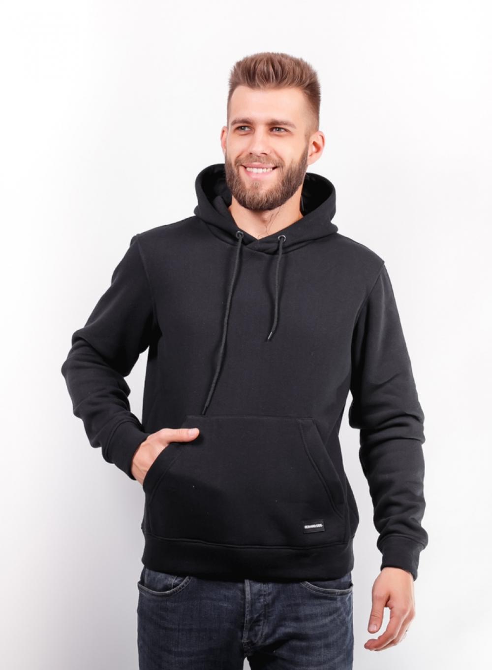 Warm hoodie Head Black