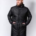 Зимний плащ Swan Black