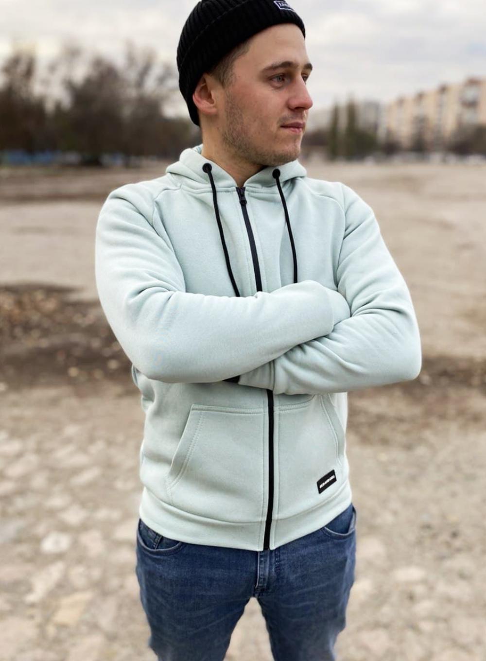 Тепле худі Beket Mint